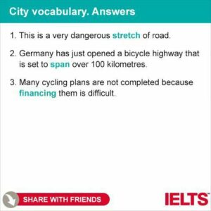 city vocabulary answers